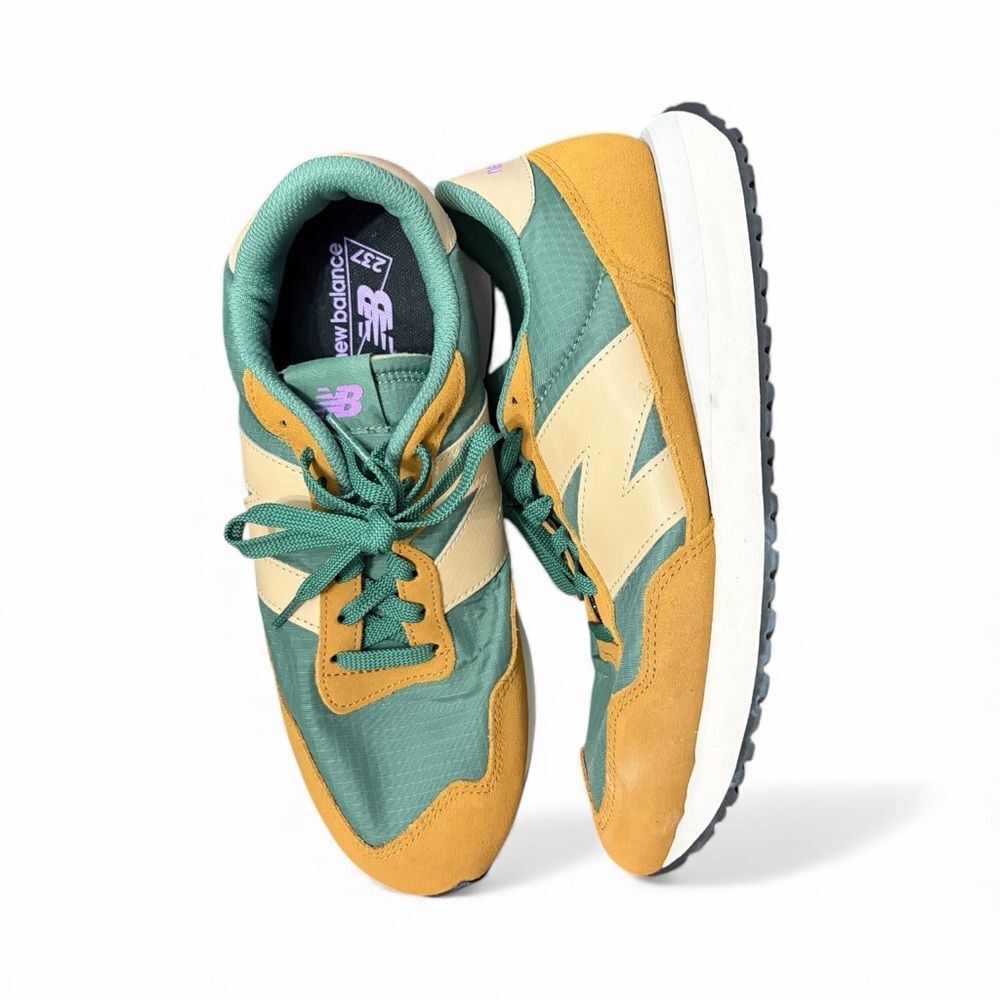 New Balance® 237 x J.Crew Sneakers – Men’s 10.5, Jade/Workwear Colors